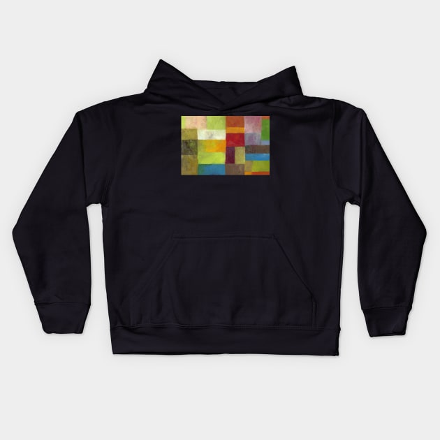 Abstract Color Panels lV Kids Hoodie by michelle1991